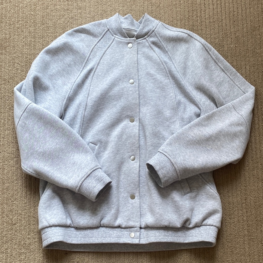 lululemon athletica Gray Bomber Jacket